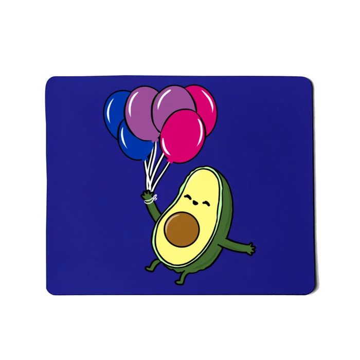 Avocado Balloon Bisexual Pride Gift Mousepad