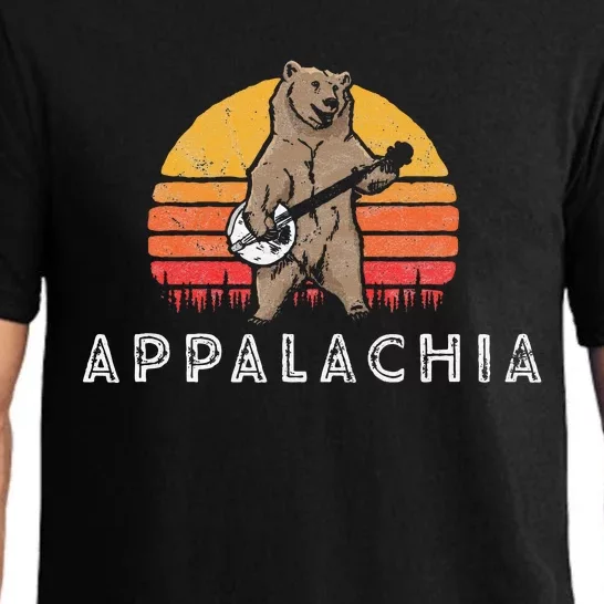 Appalachia Bluegrass Banjo Bear Pajama Set