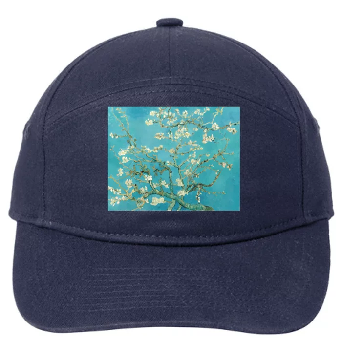 Almond Blossoms By Vincent Van Gogh 7-Panel Snapback Hat