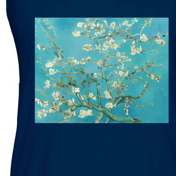 Almond Blossoms By Vincent Van Gogh Ladies Essential Flowy Tank