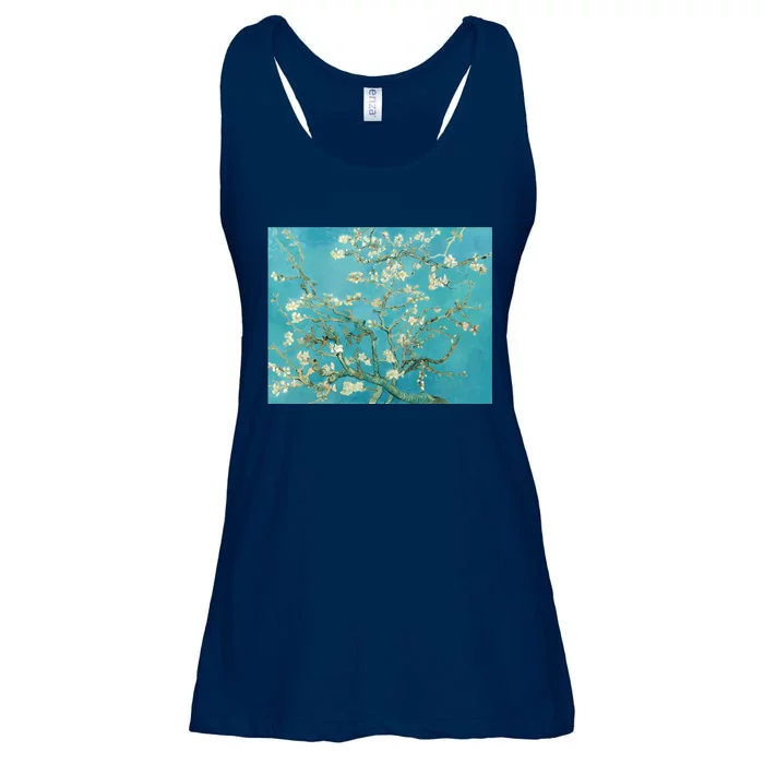 Almond Blossoms By Vincent Van Gogh Ladies Essential Flowy Tank