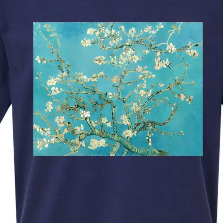 Almond Blossoms By Vincent Van Gogh Sueded Cloud Jersey T-Shirt