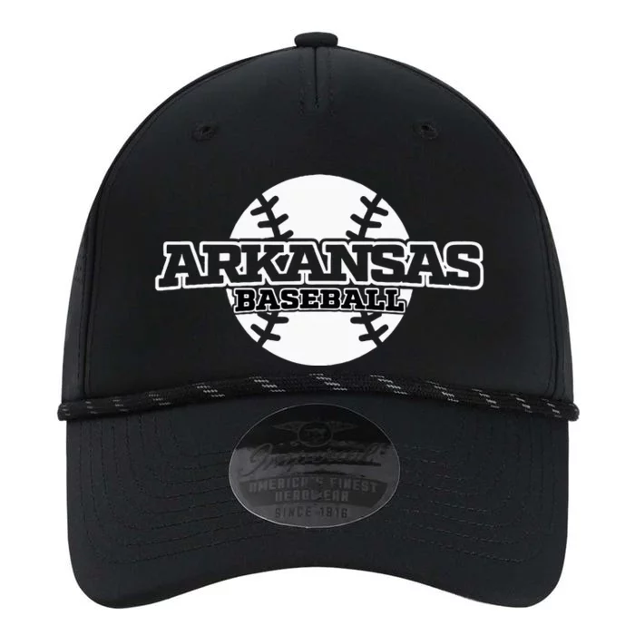 Arkansas Baseball Block Font Performance The Dyno Cap