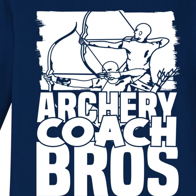 Archery Bow Bow Cute Gift Target Arrow Archer Archery Coach Gift Baby Long Sleeve Bodysuit