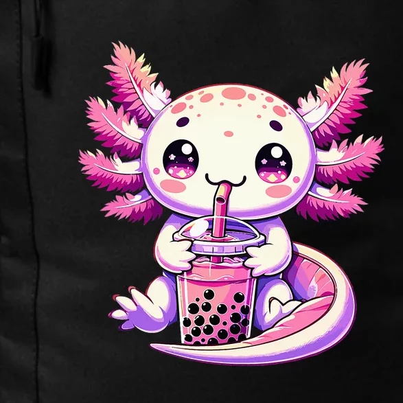 Axolotl Bubble Boba Tea Anime Cute Kawaii Axolotl Daily Commute Backpack