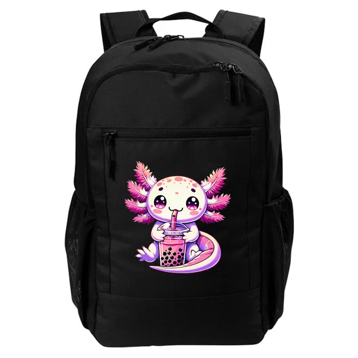 Axolotl Bubble Boba Tea Anime Cute Kawaii Axolotl Daily Commute Backpack