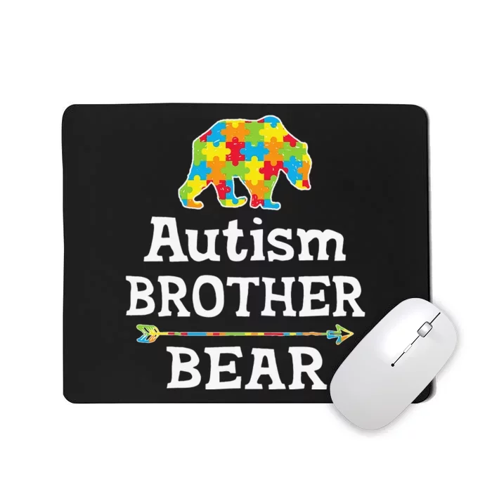 Autism BROTHER Bear Awareness Mousepad