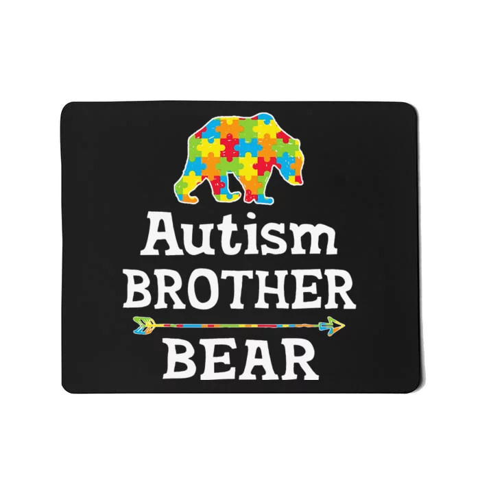 Autism BROTHER Bear Awareness Mousepad