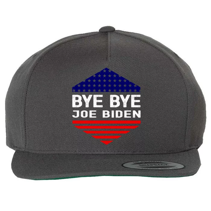 Anti Biden Bye Bye Joe Biden Wool Snapback Cap