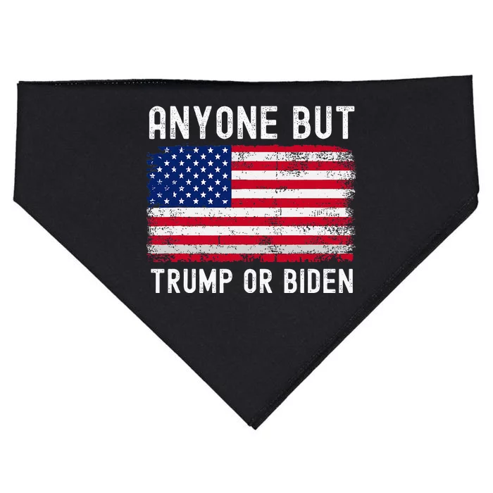 Anyone But Biden Or Trump 2024 Anti Biden USA-Made Doggie Bandana