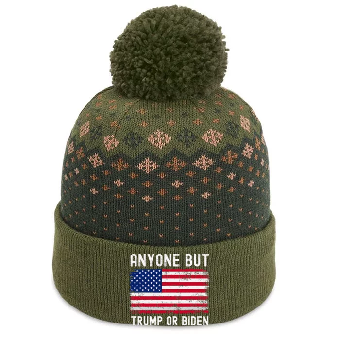 Anyone But Biden Or Trump 2024 Anti Biden The Baniff Cuffed Pom Beanie