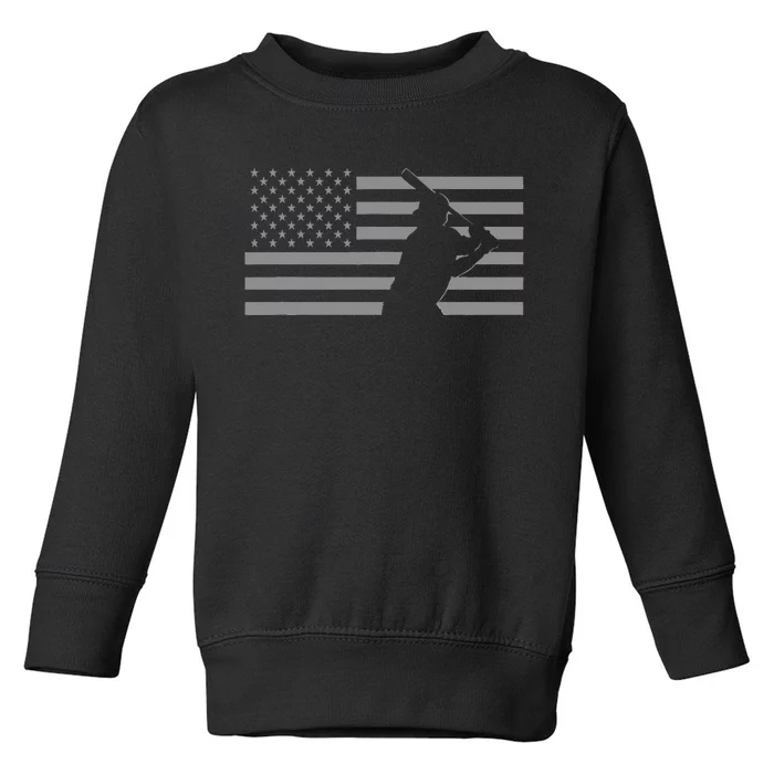 American Baseball Baseball Toddler Sweatshirt