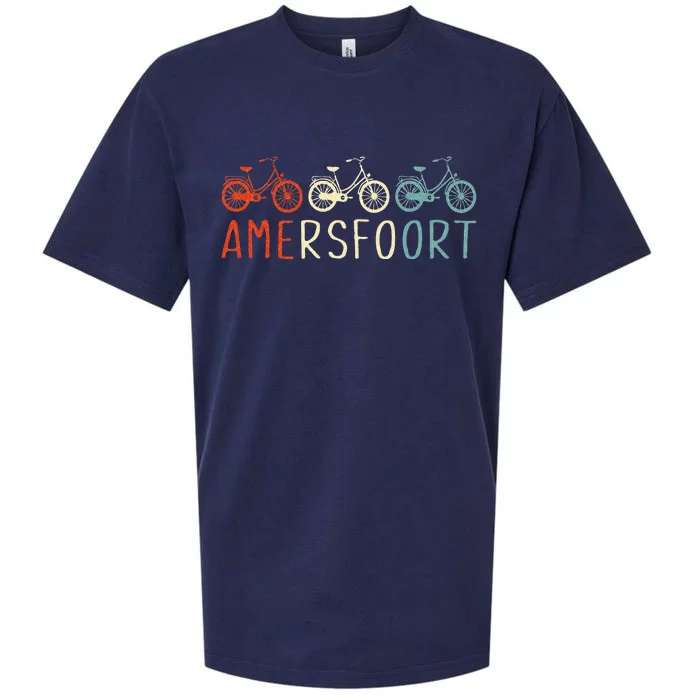 Amersfoort Bike Bicycle City Retro Cycling Gift Sueded Cloud Jersey T-Shirt