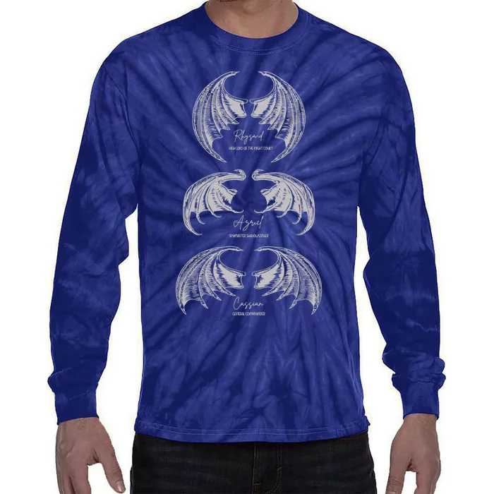 Acotar Bat Boy The Night Court Tie-Dye Long Sleeve Shirt