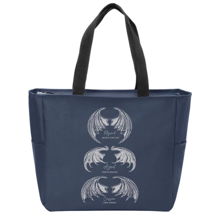 Acotar Bat Boy The Night Court Zip Tote Bag