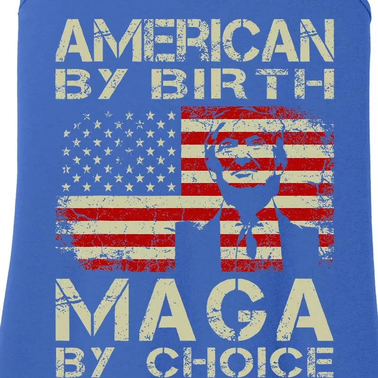 American By Birth Maga By Choice Pro Trump 2024 Ladies Essential Tank