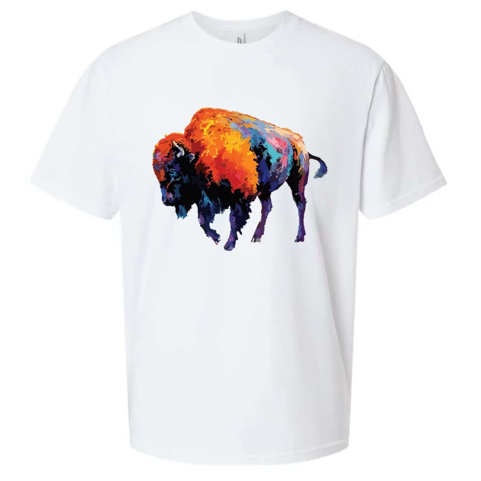 American Buffalo Buffalo American Bison Sueded Cloud Jersey T-Shirt