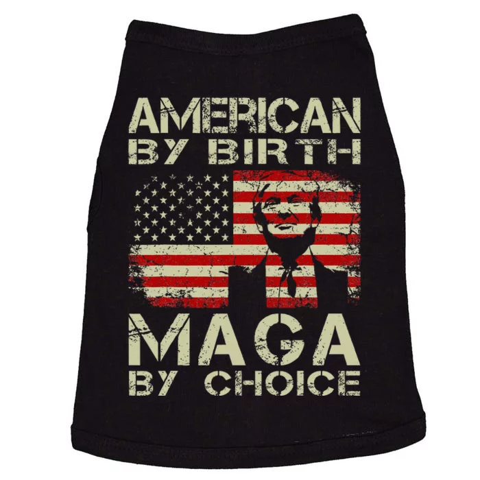 American By Birth Maga By Choice Pro Trump 2024 Us Flag Doggie Tank