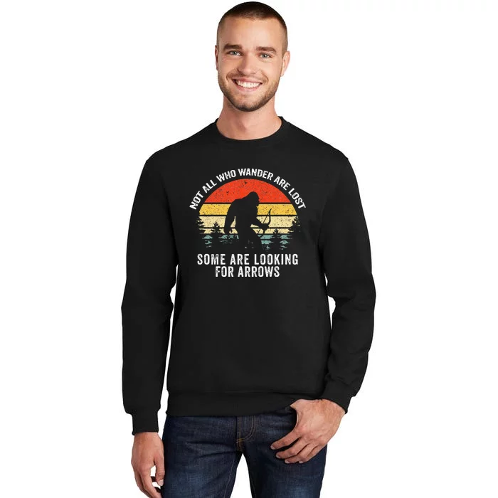 Archery Bow Bigfoot Men Women Kids Fathers Day Sweatshirt