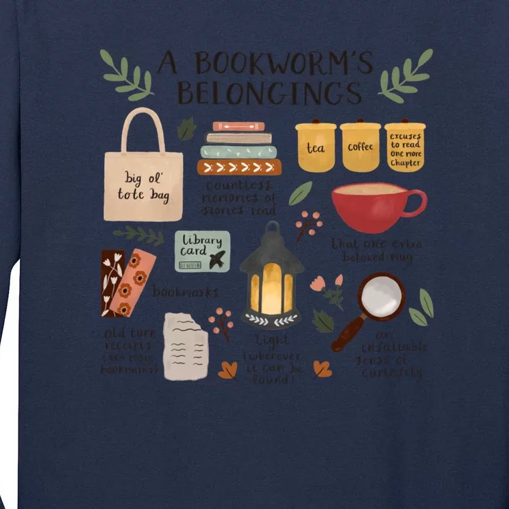 A BookwormS Belongings Tall Long Sleeve T-Shirt