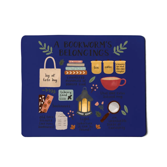 A BookwormS Belongings Mousepad