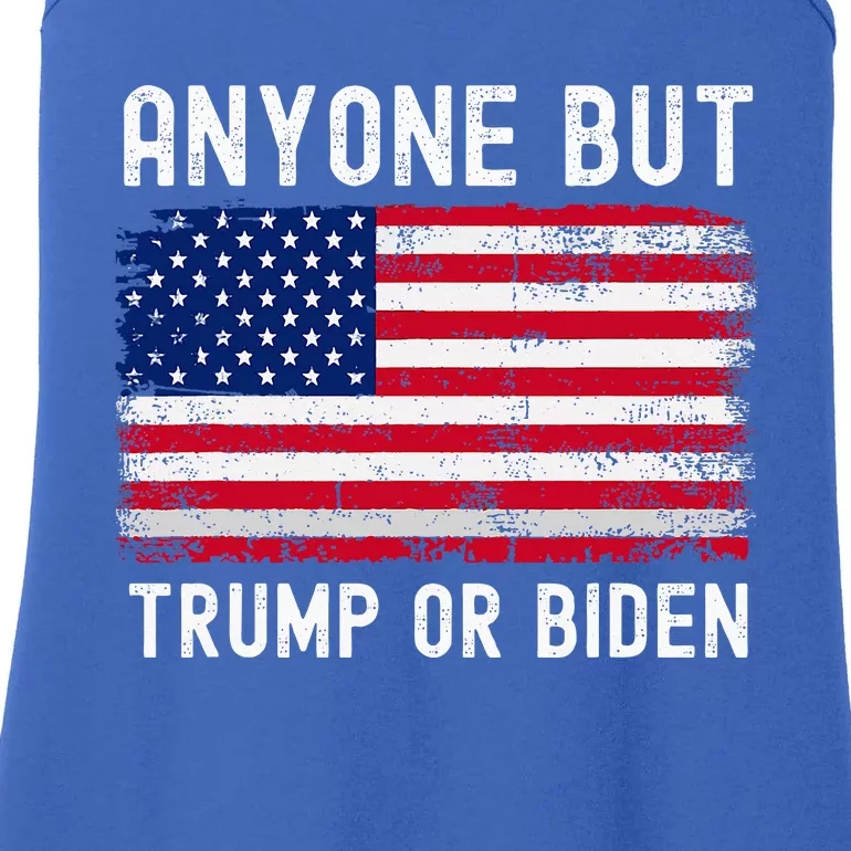 Anyone But Biden Or Trump 2024 Anti Biden Ladies Essential Tank