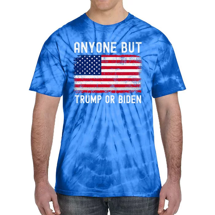 Anyone But Biden Or Trump 2024 Anti Biden Tie-Dye T-Shirt