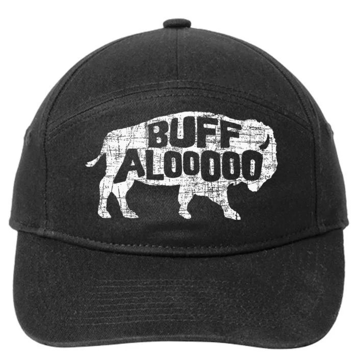 American Bison Buffalo Lover Wildlife Outdoor National Park 7-Panel Snapback Hat