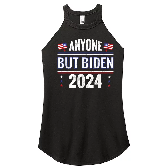 Anyone But Biden Presidential Election Women’s Perfect Tri Rocker Tank