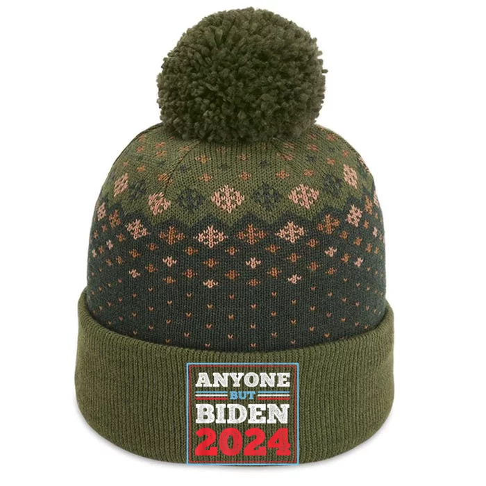 Anyone But Biden Presidential Election The Baniff Cuffed Pom Beanie