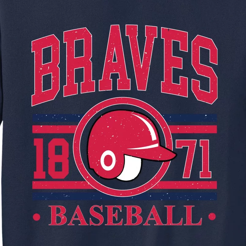 Atlanta Brave Baseball 1872 Team Supporter Tall Sweatshirt