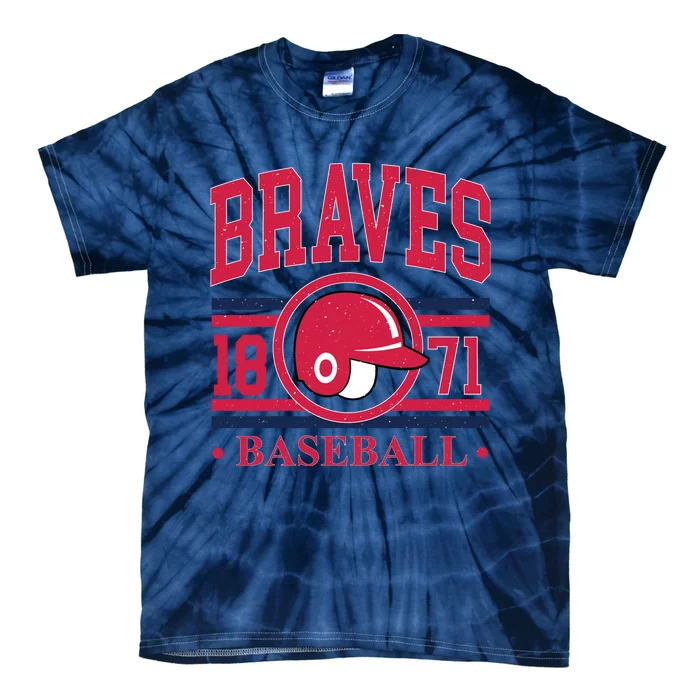 Atlanta Brave Baseball 1872 Team Supporter Tie-Dye T-Shirt