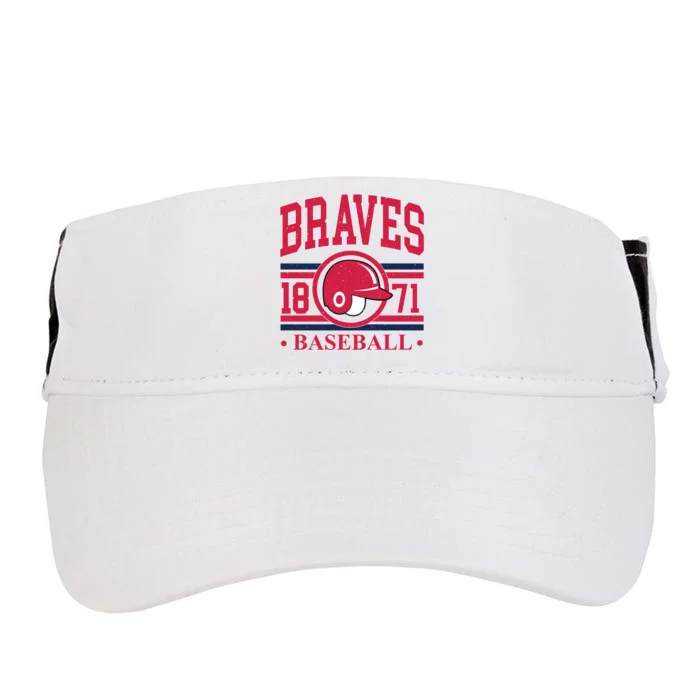 Atlanta Brave Baseball 1872 Team Supporter Adult Drive Performance Visor