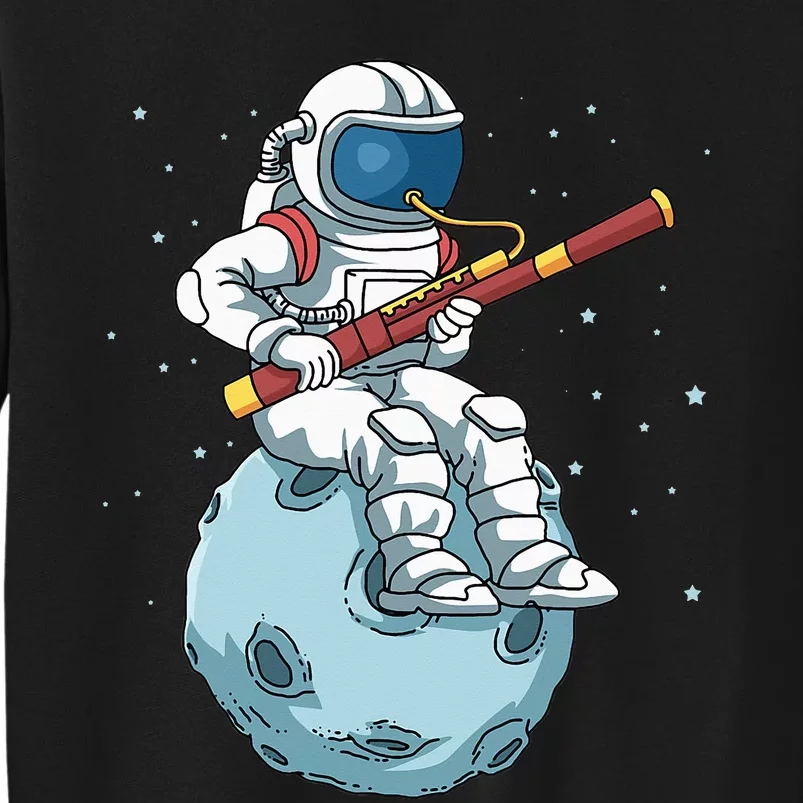 Astronaut Bassoon Band Player Bassoonist Reeds Tall Sweatshirt