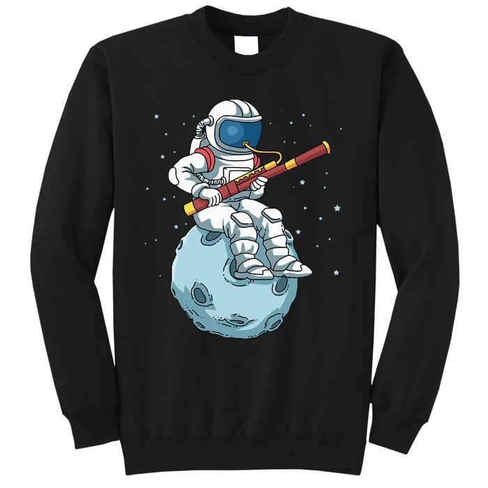 Astronaut Bassoon Band Player Bassoonist Reeds Tall Sweatshirt