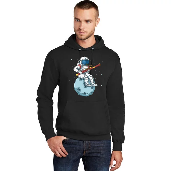 Astronaut Bassoon Band Player Bassoonist Reeds Tall Hoodie