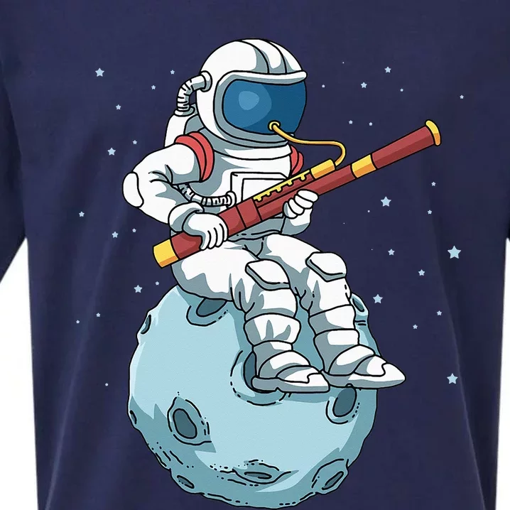 Astronaut Bassoon Band Player Bassoonist Reeds Sueded Cloud Jersey T-Shirt