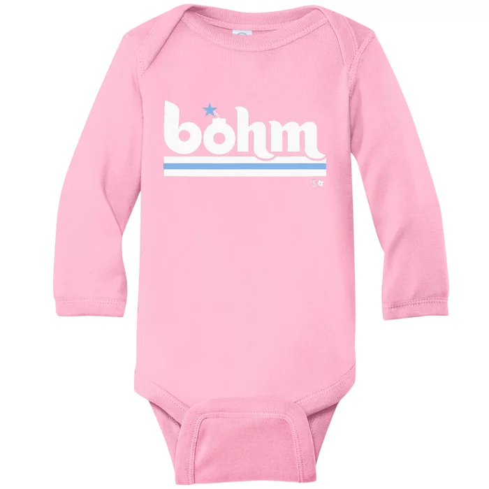 Alec Bohm Bohm Bomb Philadelphia Baseball Baby Long Sleeve Bodysuit