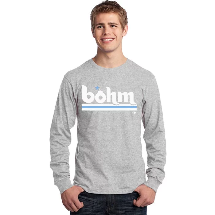 Alec Bohm Bohm Bomb Philadelphia Baseball Tall Long Sleeve T-Shirt