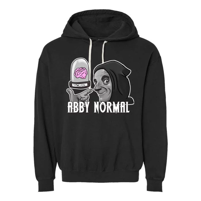 Abby Normal Abnormal Brain Garment-Dyed Fleece Hoodie