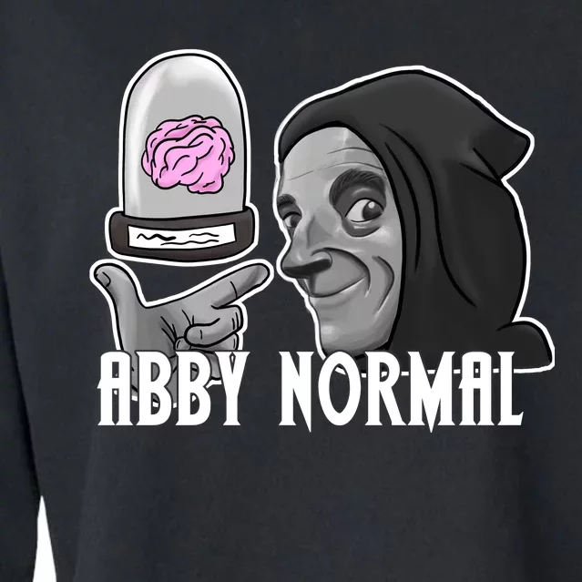 Abby Normal Abnormal Brain Cropped Pullover Crew