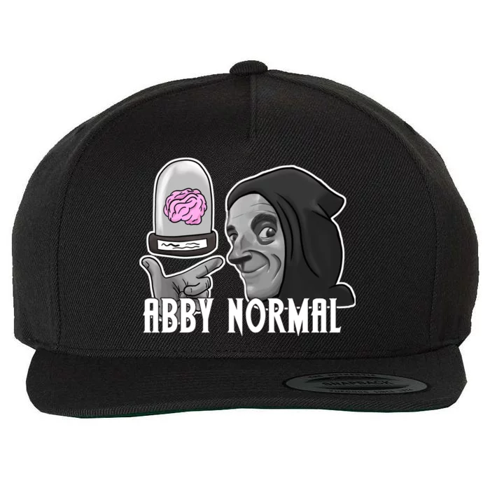 Abby Normal Abnormal Brain Wool Snapback Cap