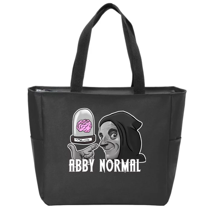 Abby Normal Abnormal Brain Zip Tote Bag