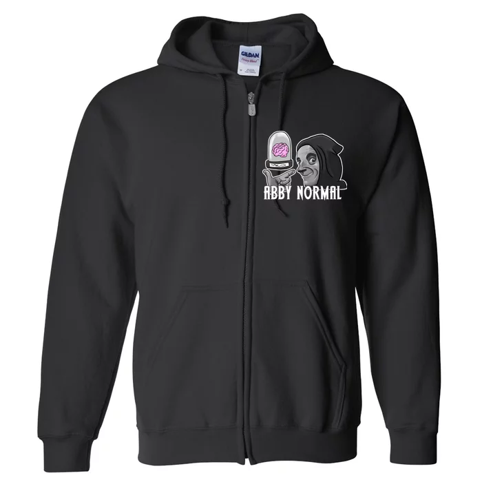 Abby Normal Abnormal Brain Full Zip Hoodie