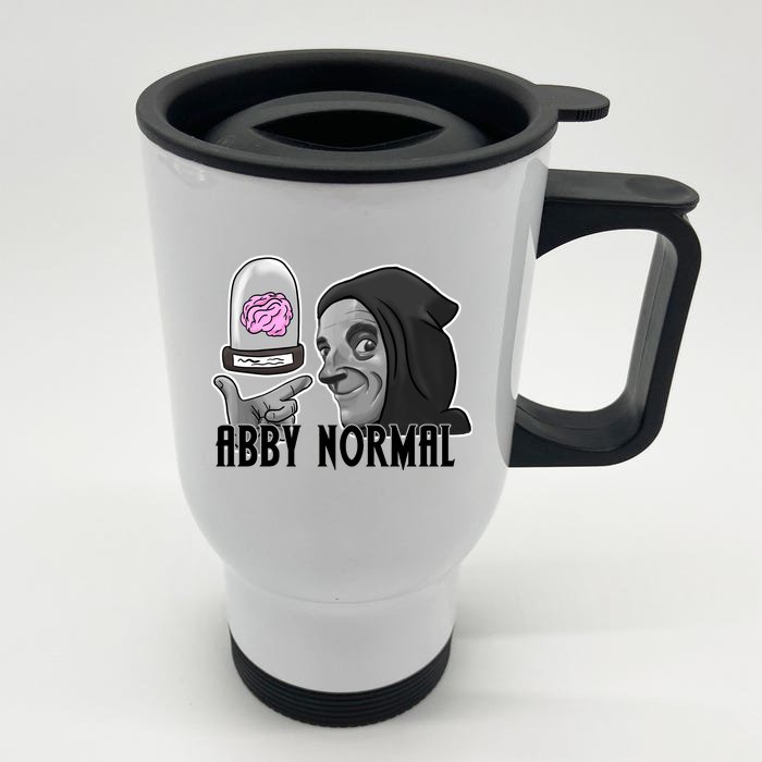 Abby Normal Abnormal Brain Front & Back Stainless Steel Travel Mug