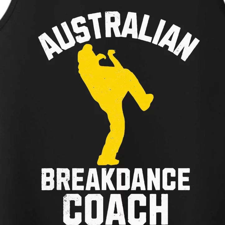 Australian Breakdance Coach Halloween Group Costume Matching Performance Tank