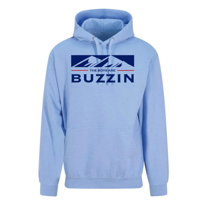 Are Buzzin Classic Midwest Mountain Unisex Surf Hoodie