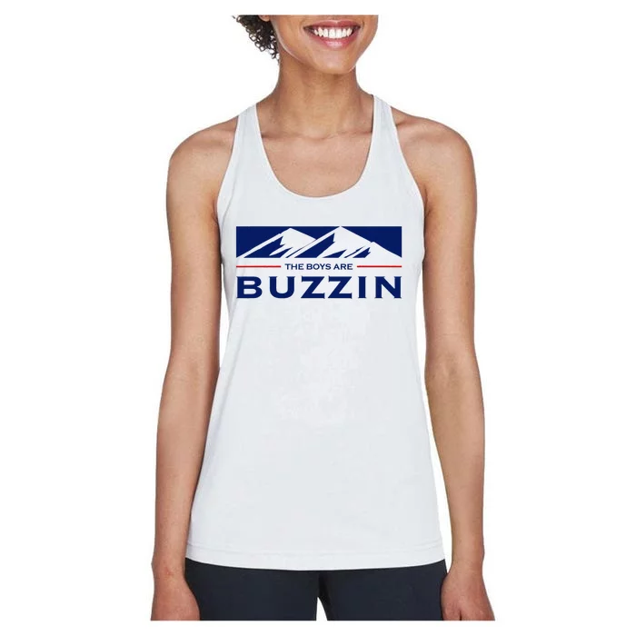 Are Buzzin Classic Midwest Mountain Women's Racerback Tank