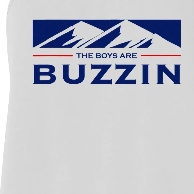 Are Buzzin Classic Midwest Mountain Women's Racerback Tank