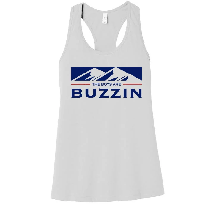 Are Buzzin Classic Midwest Mountain Women's Racerback Tank